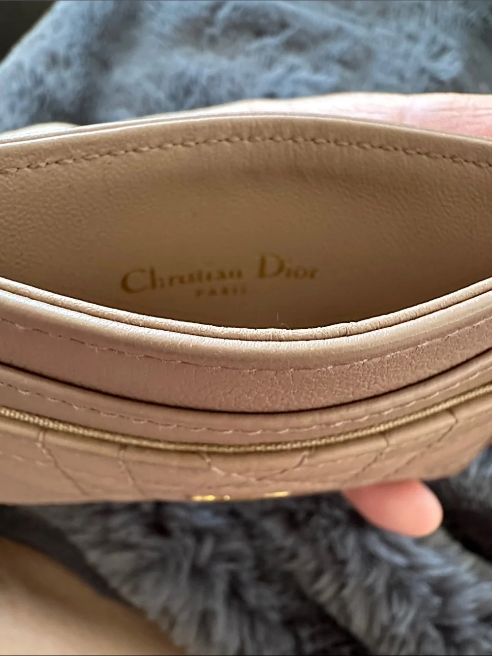 DIOR Pink Card Holder